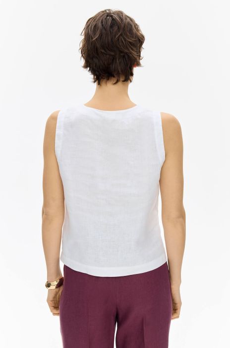 Lniany top Solar Obraz 4
