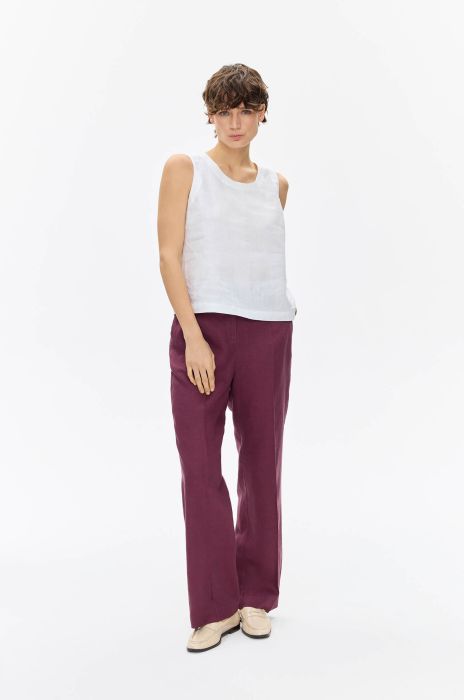 Lniany top Solar Obraz 5