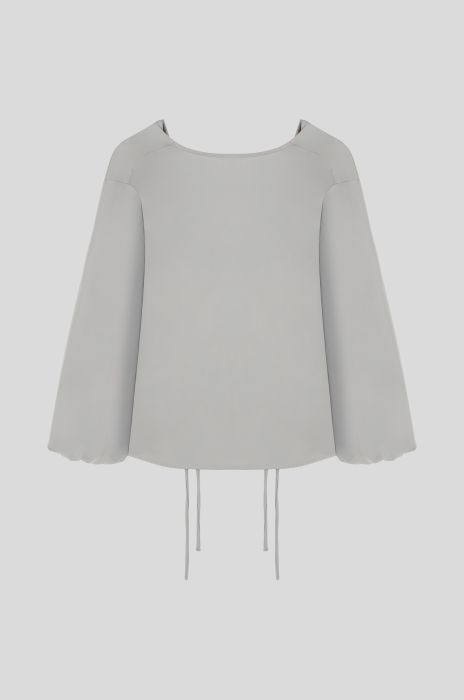 Kopertowa bluzka z wiązaniem Solar Obraz 6