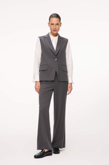 Grafitowe spodnie z wełną Solar Obraz 1