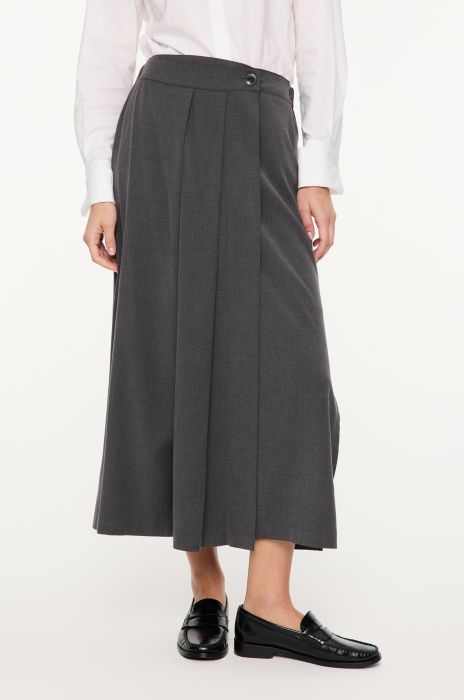 Grafitowa spódnica Solar Obraz 2