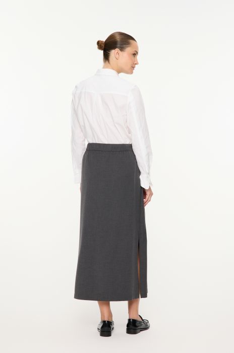 Grafitowa spódnica Solar Obraz 4