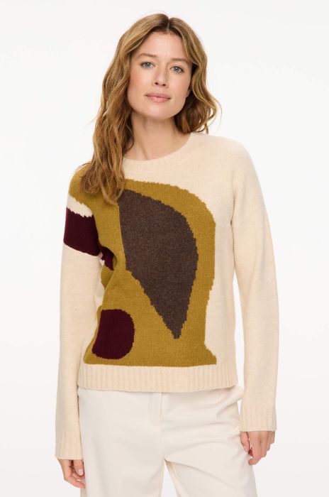 Sweter z autorskim wzorem Solar Obraz 2