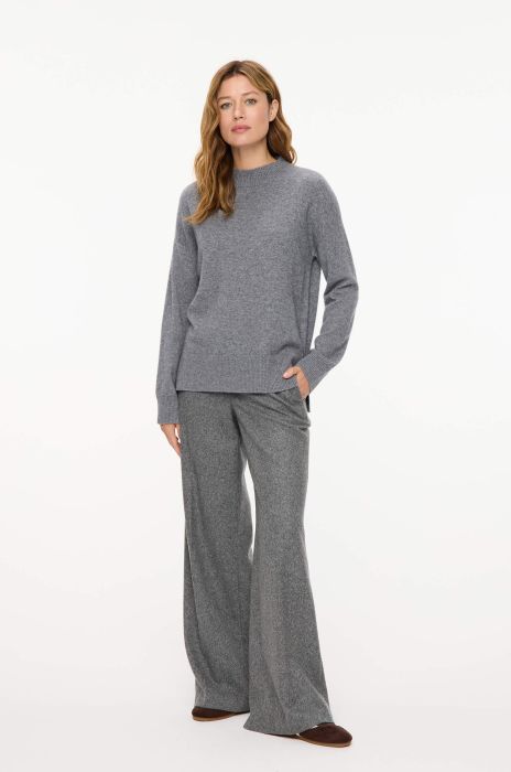 Sweter z wełny merino ze stójką Solar Obraz 2