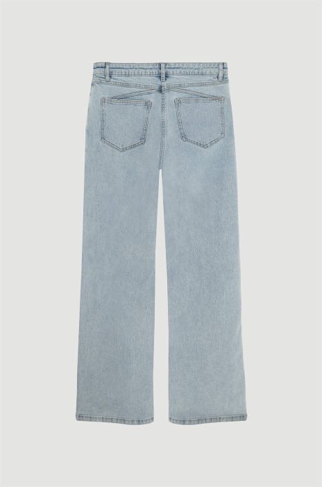 Klasyczne jeansy z prostą nogawką Solar Obraz 5