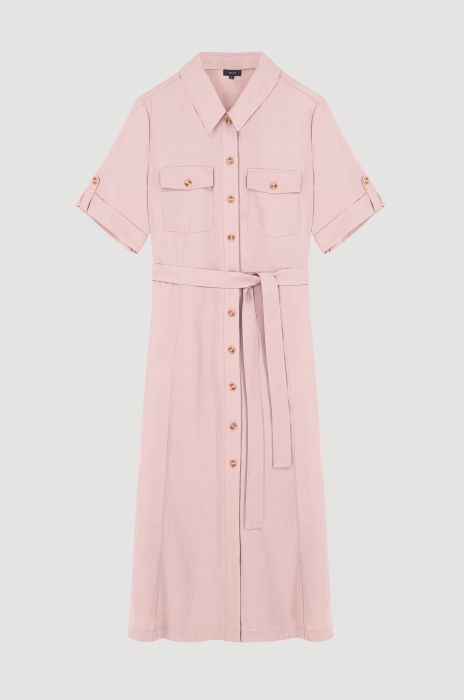 Sukienka koszulowa z krótkim rękawem Solar Obraz 4