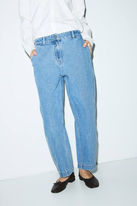 Spodnie jeansowe typu barrel Solar Obraz 2