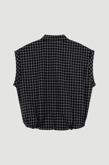 Bawełniana koszula w kratę Solar Obraz 5