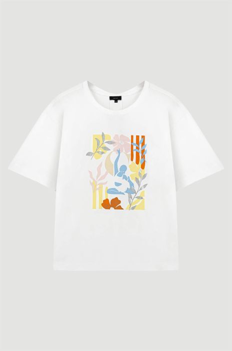 Bawełniana bluzka z kolorowym printem Solar Obraz 4