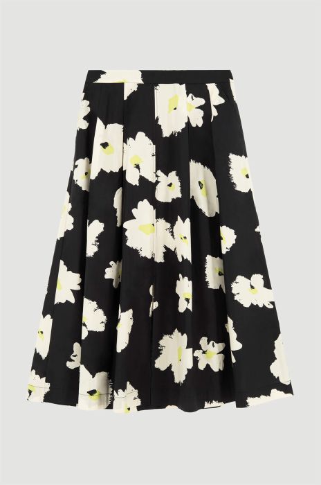 Bawełniana spódnica w kwiaty Solar Obraz 2
