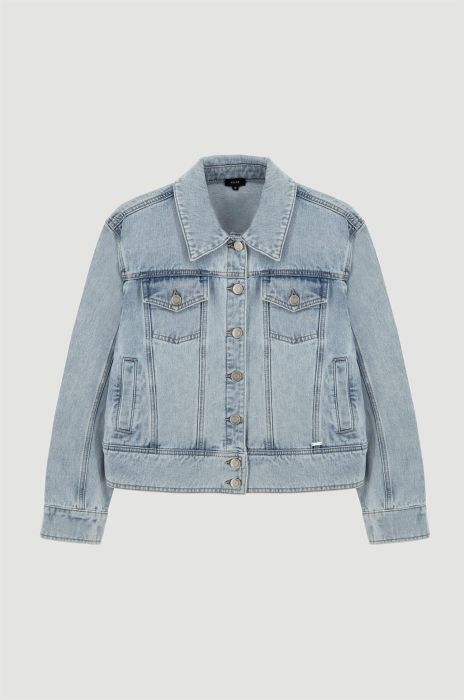 Kurtka z jasnego jeansu Solar Obraz 4