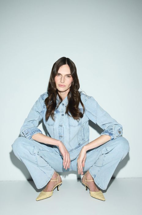 Kurtka z jasnego jeansu Solar Obraz 1