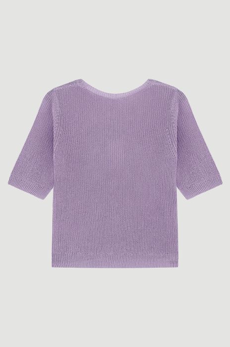 Dzianinowa bluzka z wiskozą Solar Obraz 6