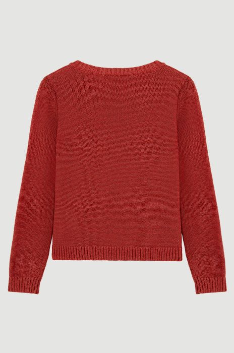 Dzianinowy sweter z dodatkiem bawełny Solar Obraz 5