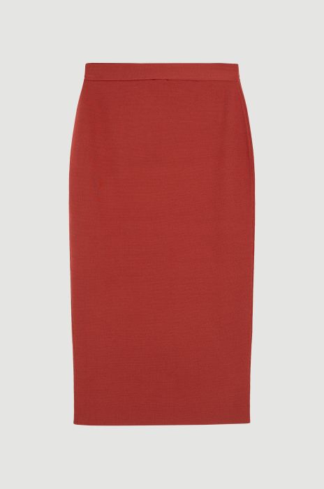 Dzianinowa spódnica z rozcięciem Solar Obraz 5