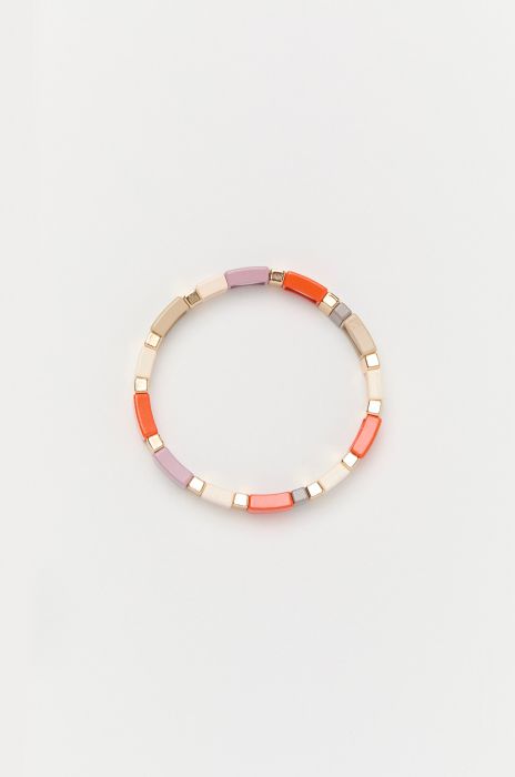 Bransoletka z pomarańczowymi segmentami Solar Obraz 2