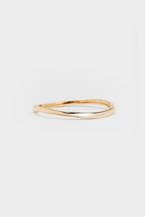 Asymetryczna bransoletka w złotym kolorze Solar Obraz 2