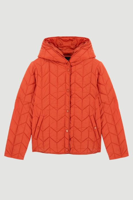 Pikowana kurtka z kapturem Solar Obraz 5