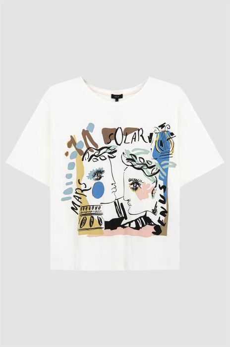 Bawełniana bluzka z printem wenus Solar Obraz 3