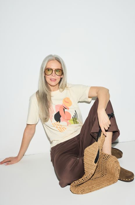 Bluzka z wzorem konia Solar Obraz 1