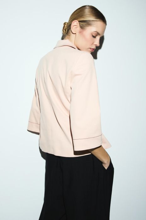 Pudroworóżowa marynarka Solar Obraz 2