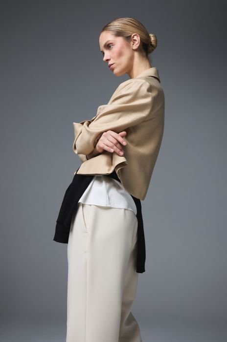 Lekka ciepłobeżowa kurtka Solar Obraz 3