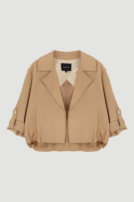 Lekka ciepłobeżowa kurtka Solar Obraz 4