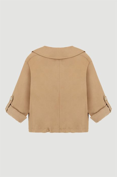 Lekka ciepłobeżowa kurtka Solar Obraz 5