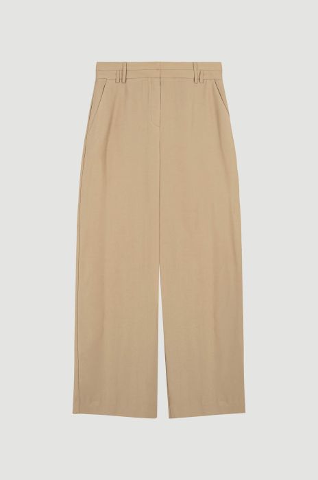 Szerokie spodnie z połyskującej tkaniny Solar Obraz 5