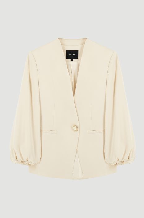 Marynarka z bufiastymi rękawami Solar Obraz 4