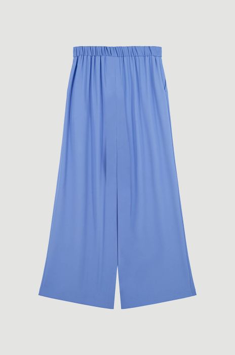 Satynowe spodnie w kolorze lawendowym Solar Obraz 5