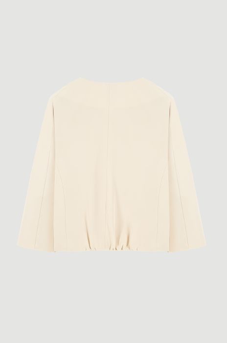 Lekka kurtka w kolorze ecru Solar Obraz 4