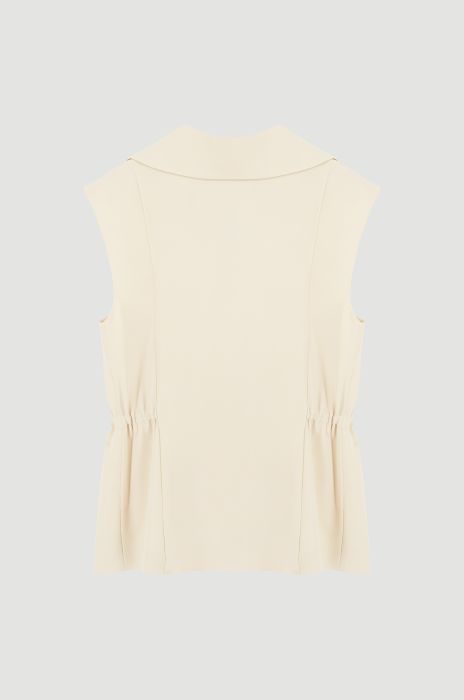 Taliowana kamizelka zapinana na guziki Solar Obraz 6