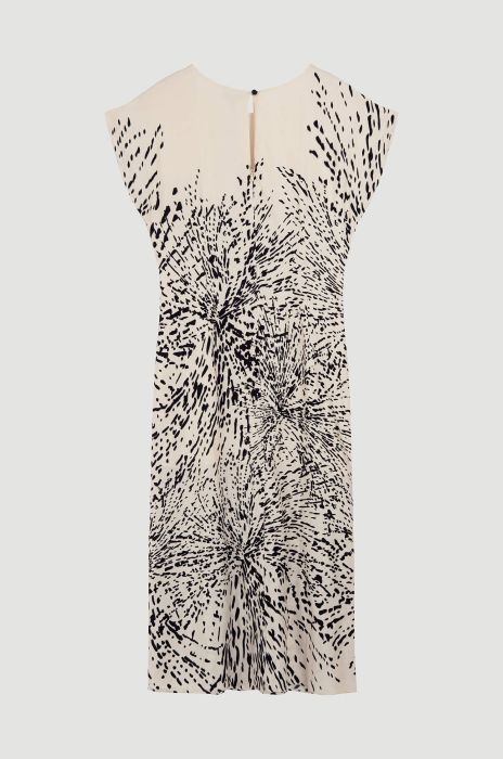 Satynowa sukienka z printem z wiskozy Solar Obraz 5