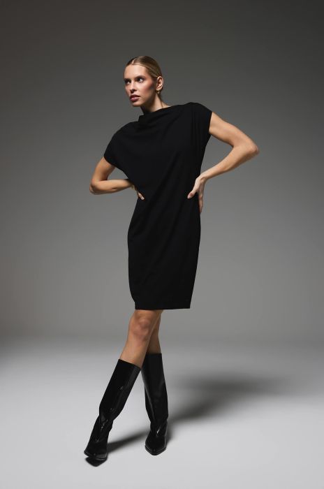 Elastyczna sukienka z wiskozą Solar Obraz 1