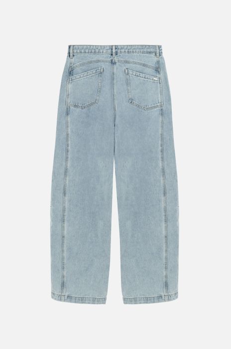 Jasne jeansy z rozszerzaną nogawką Solar Obraz 5