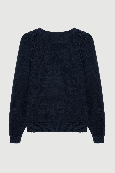 Kardigan z bawełną zapinany na guziki Solar Obraz 5