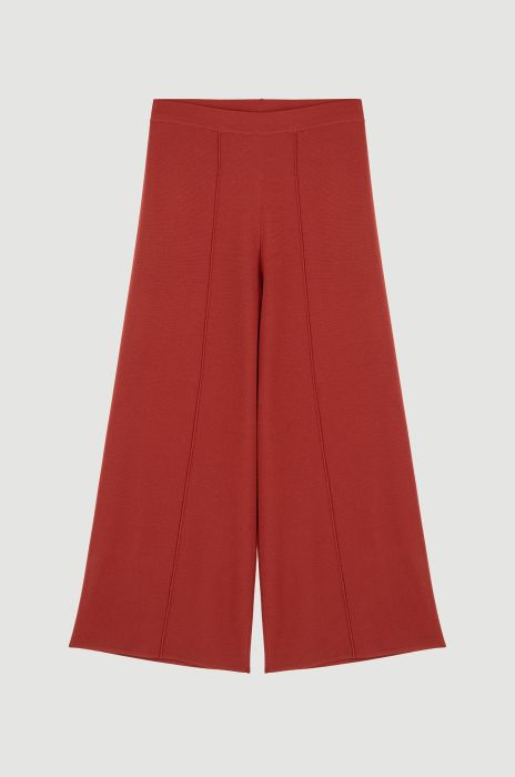 Dzianinowe kuloty z elastyczną talią Solar Obraz 4