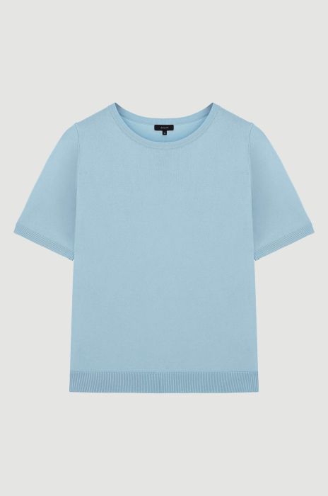 Dzianinowa bluzka z wiskozą Solar Obraz 4