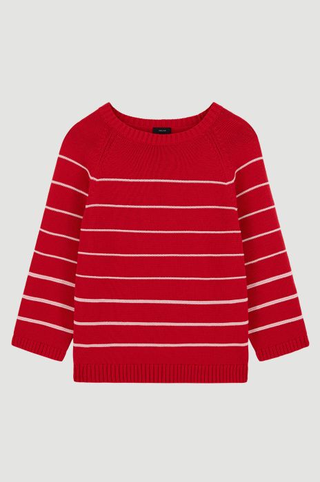 Bawełniany sweter z ozdobnym ściegiem Solar Obraz 3