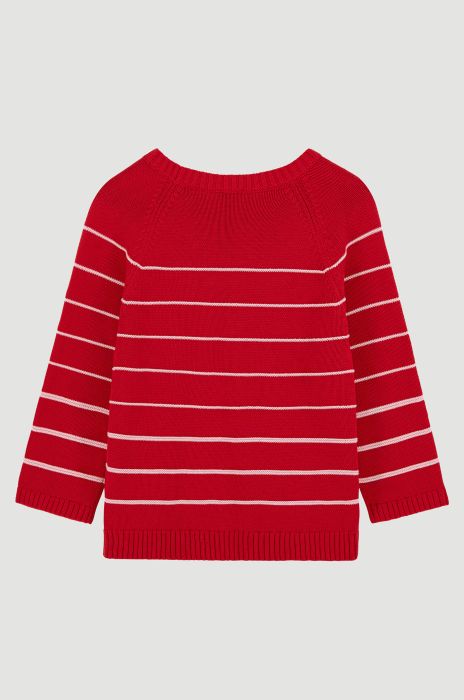 Bawełniany sweter z ozdobnym ściegiem Solar Obraz 4