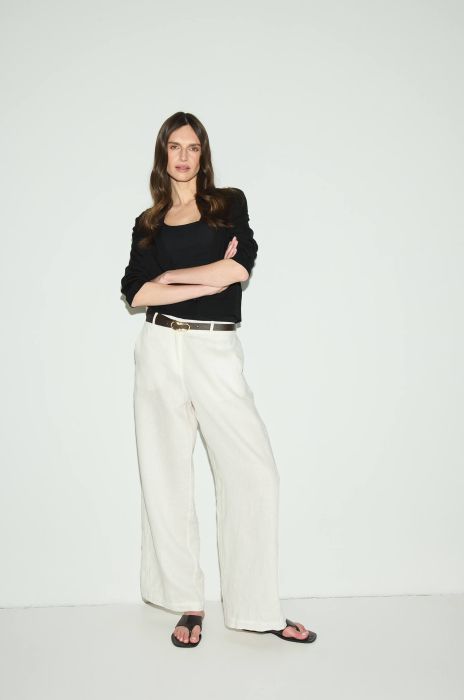 Dzianinowy kardigan zapinany na guzik Solar Obraz 2