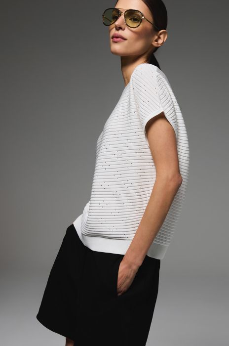 Bluzka wykonana ażurowym ściegiem Solar Obraz 3