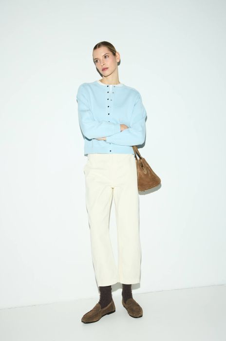 Kardigan z ozdobnymi przeszyciami Solar Obraz 2