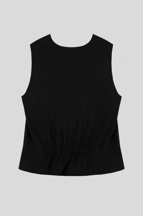 Taliowana kamizelka z wiskozy Solar Obraz 4