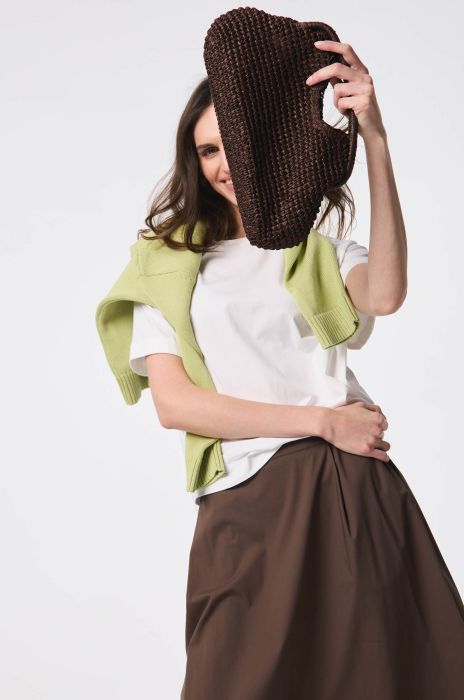 Spódnica o długości midi Solar Obraz 2