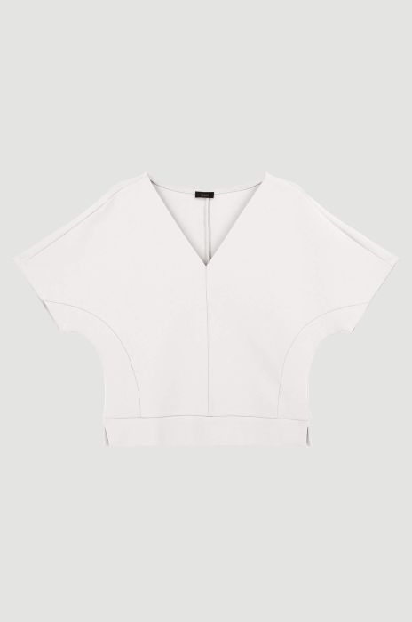 Bluzka dzianinowa o swobodnym fasonie Solar Obraz 4