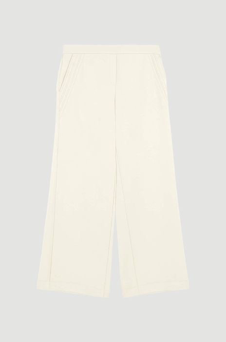 Spodnie dzianinowe o swobodnym fasonie Solar Obraz 4