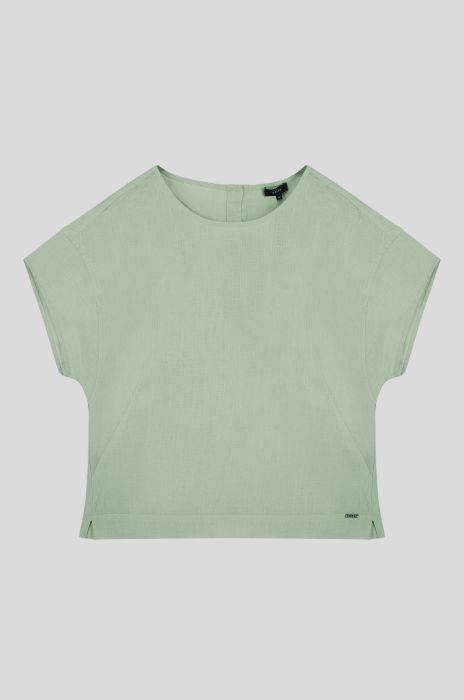 Lniana bluzka o swobodnym kroju Solar Obraz 3