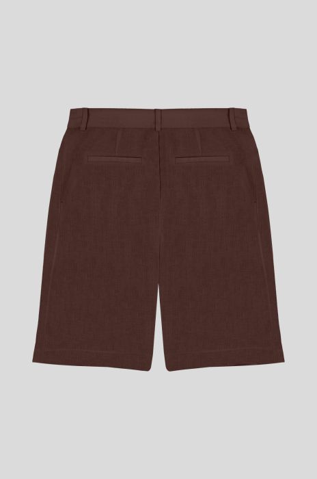 Lniane szorty z rozszerzaną nogawką Solar Obraz 4